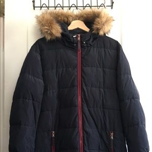 Levi’s Navy Hooded Parka